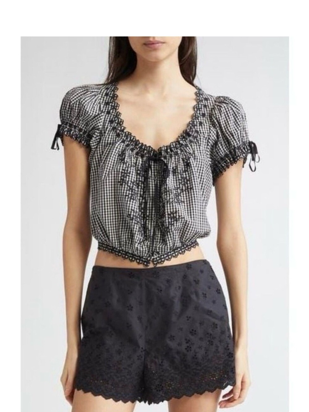 Doen Nera top - gingham